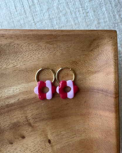 KIRA PASTEL PINK CHERRY (thick stripes)